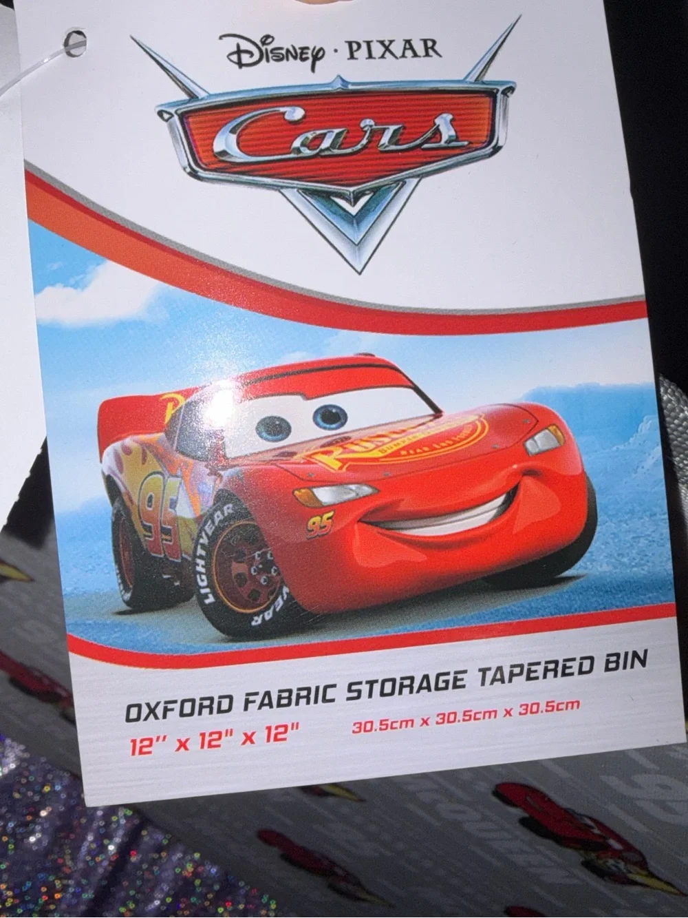 Lightning McQueen Storage Cube